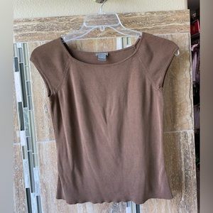 Ann Taylor brown top